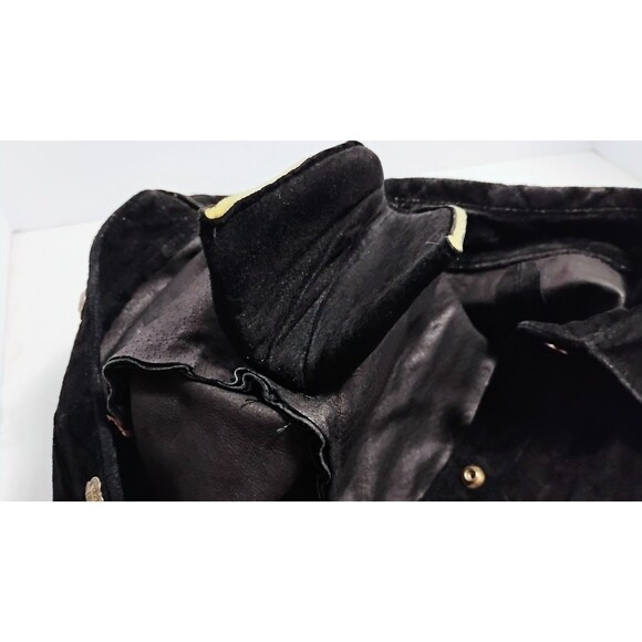 VINTAGE MICHAEL HOBAN NORTH BEACH WOMANS L SUEDE LEATHER WESTERN BLAZER READ!!! - Picture 9 of 10